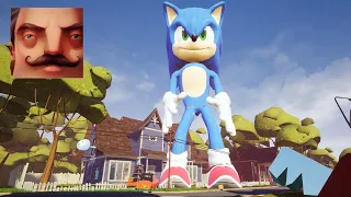 Hello Neighbor - Big Sonic the Hedgehog ACT 1 Gameplay Walkthrough