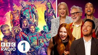 "Do it again, but suck less!" The Guardians Of The Galaxy cast on their final Marvel adventure.