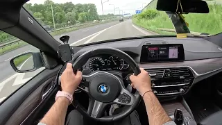 2018 BMW 6 G32 Gran Tourismo 620D 190HP  0 100  POV Test Drive #1706