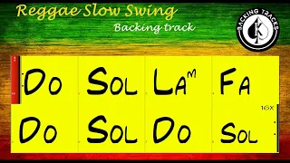 Reggae Slow Swing   - Backing track  en Do | 80 BPM avec changements d'accords
