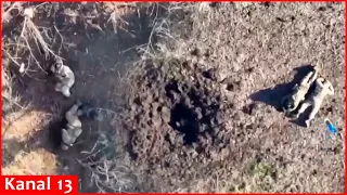 Watching the drone, Russian soldier couldn’t escape – “Falls asleep” with fellow soldiers
