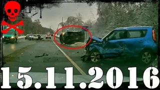 Подборка дтп и аварии за 15.11.2016 Car Crashes and accidents 2016. Видео 369