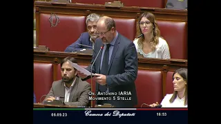 Antonio Iaria - M5S Camera - intervento in Aula | 6/09/2023