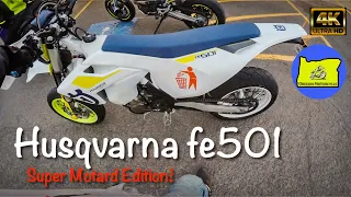 Husqvarna fe501 Super Motard | Test Ride Oregon Motorcycle 2021 #supermoto #husqvarna