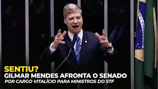 SENTIU, GILMAR MENDES? SENADO COMEÇA A FAZER SUA PARTE E DECANO DO STF VAI AO TWITTER RECLAMAR