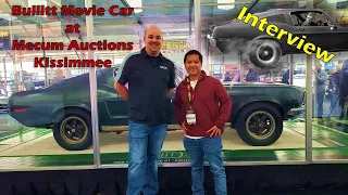 Bullitt Movie Car at Mecum Auctions Kissimmee (Sean Kiernan Interview)