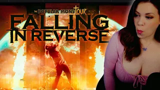 FALLING IN REVERSE “Watch the world burn” LIVE REACTION! First Time hearing!