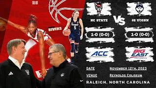 NC State vs No. 2 UConn | NCAA Women's Basketball | 11.12.23