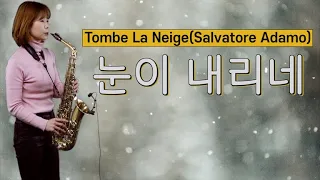 눈이내리네(Tombe La Neige)김추자-saxophone cover 임희승