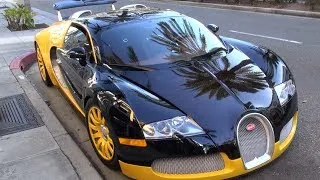 $ 1.7 million Bugatti Veyron - The Fastest Car of the World at Rodeo Drive L.A.