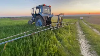 Обприскувач не дає потрібного тиску ❌ Кроплю пшеничку від бурʼяна‼️