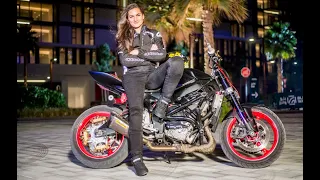 Sarah Lezito stunt in Sweden