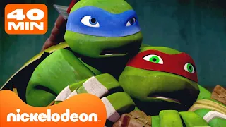 TMNT | 40 minutes des meilleurs moments de Leo et Raph | Nickelodeon France