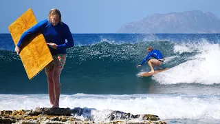 Creating & SURFING a DIY Plywood Surfboard