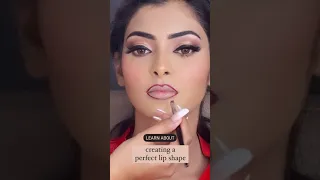 how to apply lipstick properly and give perfect shape to lips.