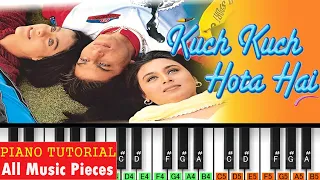 Kuch Kuch Hota Hain Piano Tutorial | Notation | K2H2 | 90s melody