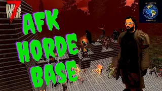 7 Days to Die AFK Horde Base - Day 7000 Horde - Don't Have to Fire a Shot!