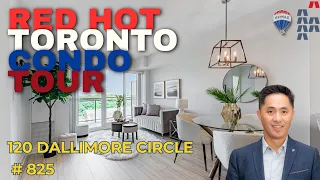 Tour 120 Dallimore Circle # 825 with me! A 1+1 Renovated Unit in Don Mills.