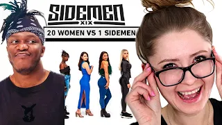 Couple Reacts To 20 WOMEN VS 1 SIDEMEN KSI EDITION