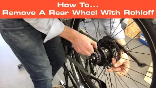 Removing a rear wheel with Rohloff E-14 on your Riese & Müller e-bike