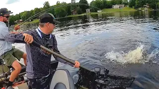 CHASING WISCONSIN 50" MUSKY ON BIG WATER!!!