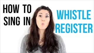 Freya's Singing Tips: How to sing in WHISTLE REGISTER