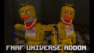 FNaF Universe V4.0 NEW ANIMATRONICS + DECORATIONS |MCPE/MCBE | REVIEW |  READ IN DESCRIPTION |