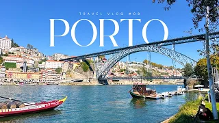 Portugal Porto Travel Vlog 4K | Lisbon to Porto Day Trip by Train, Porto City View, Streets, Market