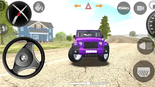 Dollar Song Sidhu Moose Wala Mahindra  offroad Village Driving Simulator 3d game play