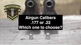 Airgun Calibers  .177 or .22 Which one to choose?