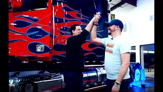 Optimus Prime Meets American Dream Car Show