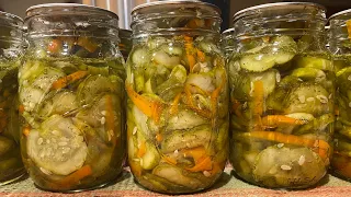 PICKLED CUCUMBER SALAD | Water Bath Canning | Crunchy | Shelf-Stable