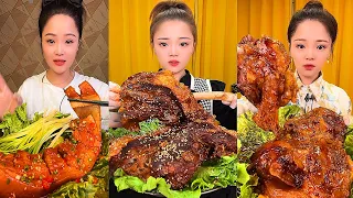 ASMR MUKBANG spicy Pork Bellly Soothing Sounds While Enjoying Delicious 먹방 모음이 팅쇼 리얼 사운드 #430