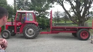 Tractor and trailer reversing assault course