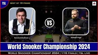 0'Sullivan vs Page J.  World Championship 2024 LIVE