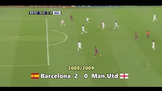 Barcelone 2-0 Man United final 2008-2009