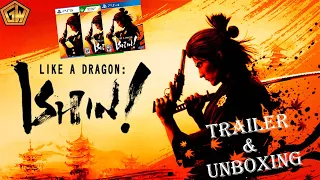 Like A Dragon Ishin Trailer And Unboxing PS4/PS5/XBOX XS (GamesWorth)