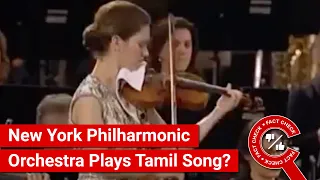 FACT CHECK: Viral Video Shows New York Philharmonic Orchestra Playing Song from Tamil Film Anbe Vaa?