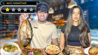 Eating At The Worst Reviewed Restaurants In Melbourne 🤢 සිංහල vlog | Yash and Hass