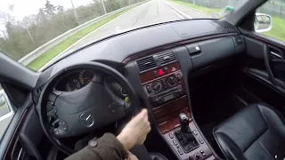 Mercedes-Benz E200 CDI W210 (2001) - POV Drive