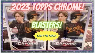 2023 Topps Chrome ⚾️ Blaster Box New Release -Top Baseball Product- Pink & Sepia Parallels + More!