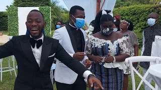 Wedding Reception Atmosphere changes to "PENTECOST PRAISE"🔥🕺| Youth Director joins The Adonoos