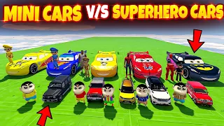 Shinchan's Mini Cars vs LittleShingham's Super Cars Speed Break Ramp $1Million Challenge