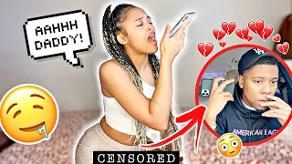 MOANING On The Phone PRANK On BF!