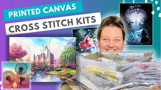 VIP Cross Stitch Kits Haul & Unboxing ✨ Stamped Canvas! Great For Beginners!