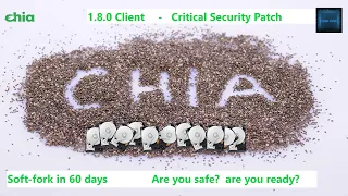 CHIA Client update 1.8.0 - Critical Security Patch - Are your full-node & cold-wallet clients safe?