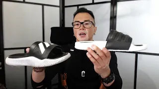 Adidas AlphaBounce vs. Adilette Boost vs. Comfort Slides Comparison (and the Predator 20.1 TR)