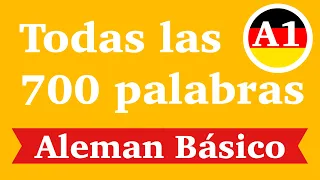 Las 700 palabras básicas del aleman A1