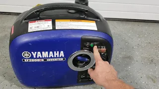 Yamaha EF2000is Inverter Generator Operation