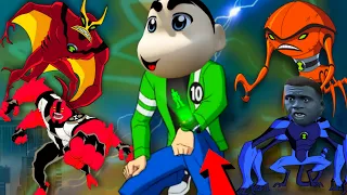 SHINCHAN BECAME POWER MAN TO SAVE FRANKLIN FROM SIREN HEAD in GTA 5 ....( GTA 5 MODS )